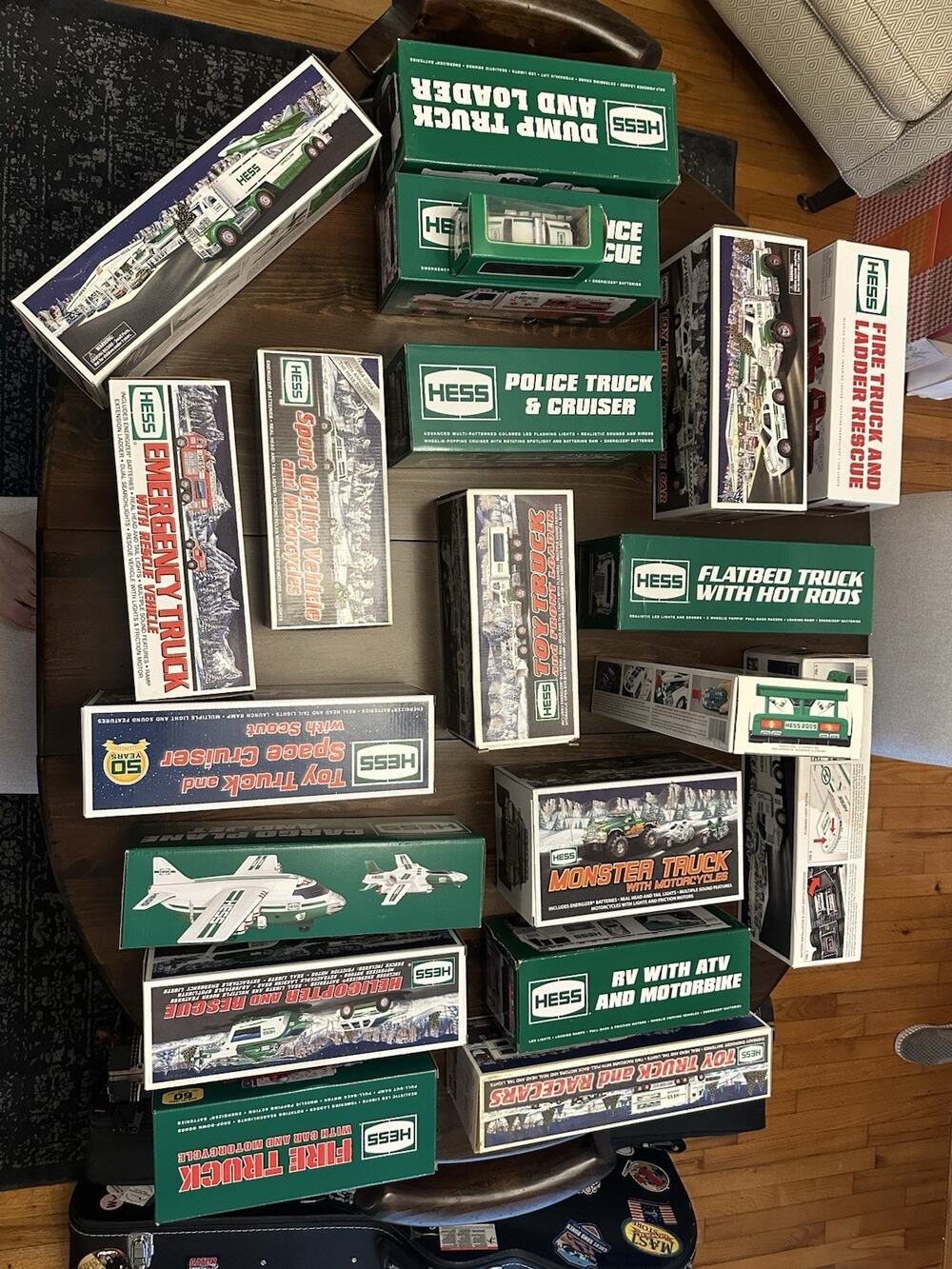 Hess Brand New In Box- Lot of 20 Never Opened Mini Vehicles Collectible